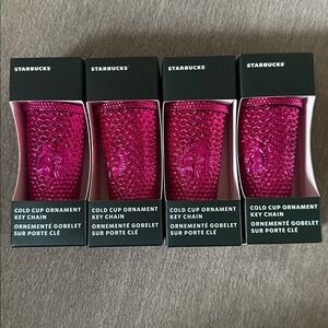 STARBUCKS COLD CUP KEYCHAIN